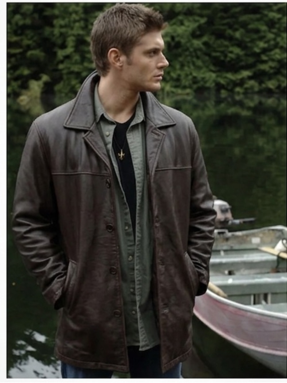 Wilsons Leather Coat Jacket Brown Size 3X Dean‎ Winchester Supernatural